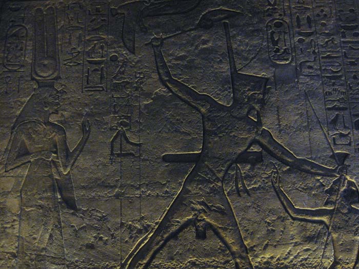 Relieve del Templo Pequeño de Abu Simbel