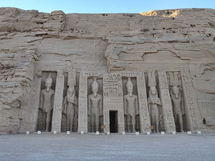 El Templo Pequeño en Abu Simbel