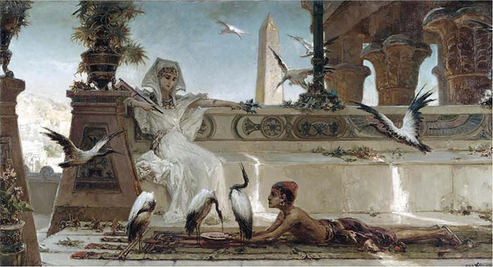 Cleopatra, pintura de Vasily Alexandrovich Kotarbinsky