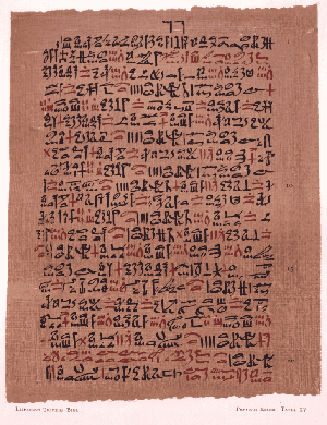 El Papiro de Ebers