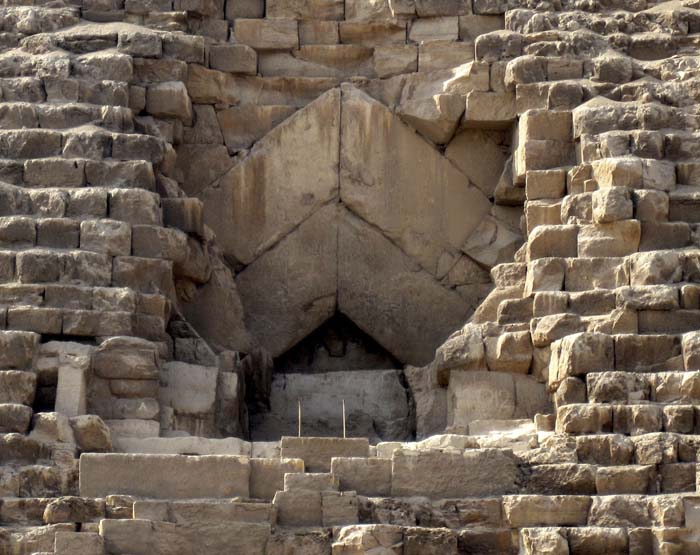 Entrada a la Gran Pirámide