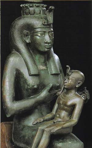 Isis amamantando a Horus