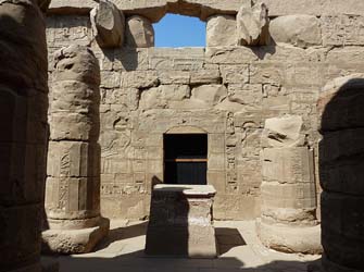 Santuario en el Templo de Khonsu