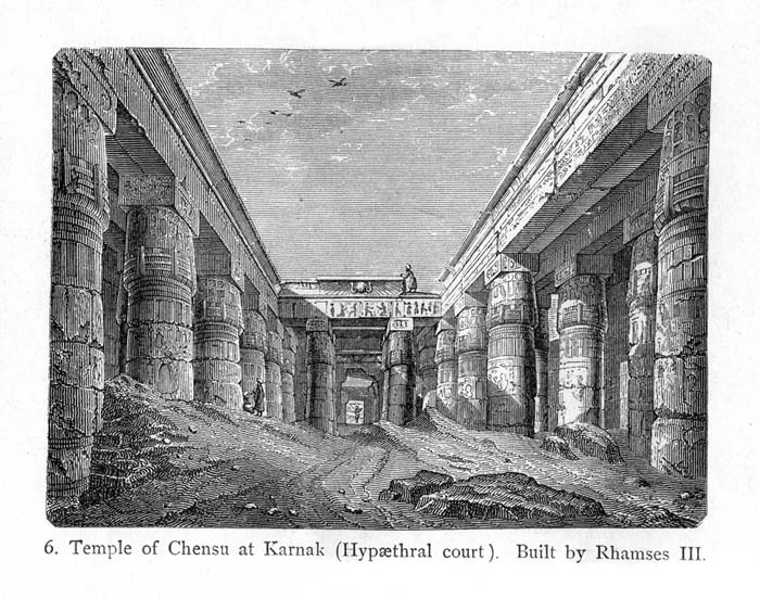 Templo de Jonsu en Karnak