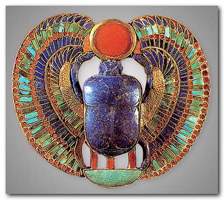 Escarabajo pectoral de Tutankamón