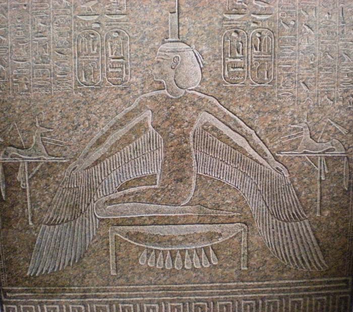 Sarcófago con Ma'at