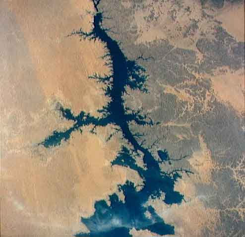 Mapa del río Nilo