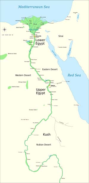 Divisiones del Antiguo Egipto