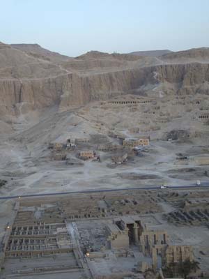 Ramesseum desde el aire