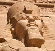 Ramsés II en Abu Simbel