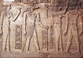 Hathor y Sobek, Kom Ombo, Egipto