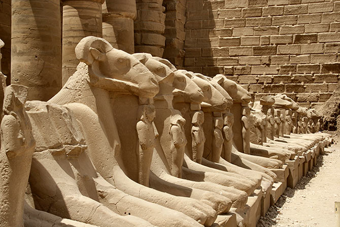 El templo de Amón en Karnak