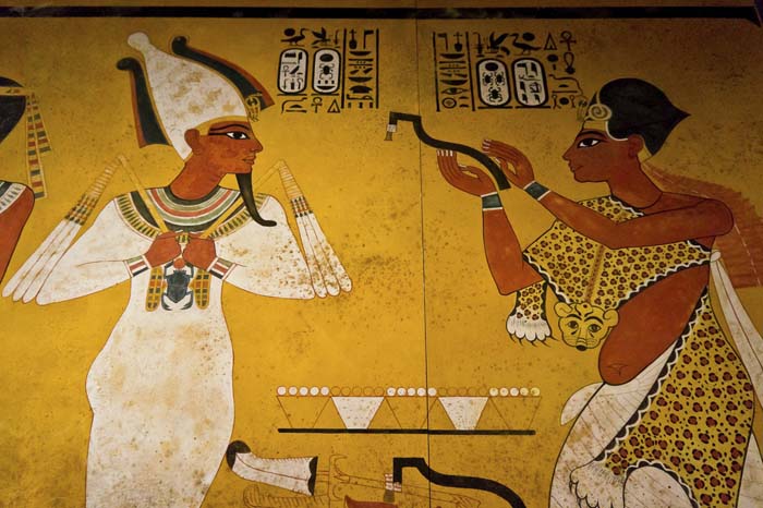 Pinturas de la tumba de Tutankamón